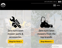 Tablet Screenshot of lonestarmower.com